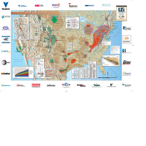 U S Shale Map Of Top 20 Gas And Oil Producing Plays Hart Energy Store