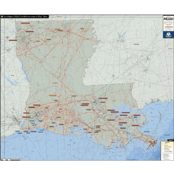 Louisiana Road Map